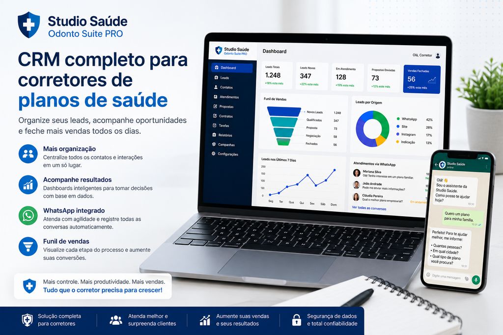 Por Que Corretores de Planos de Saúde Precisam de CRM Mesmo Trabalhando Sozinhos